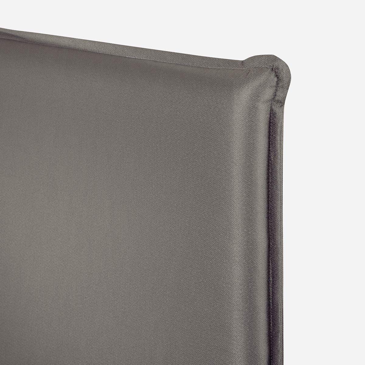 Cama Classique+ 1,5 Plazas + Respaldo Maurice Grafito-3