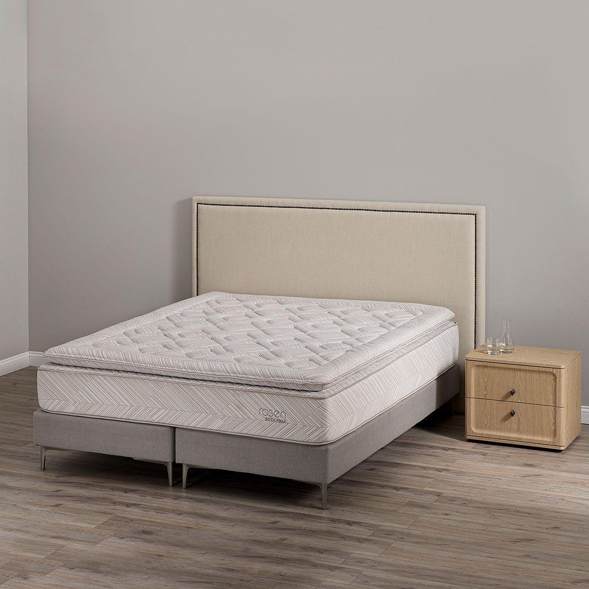 Box Spring Bock Firm Super King 200 x 200 cm-4