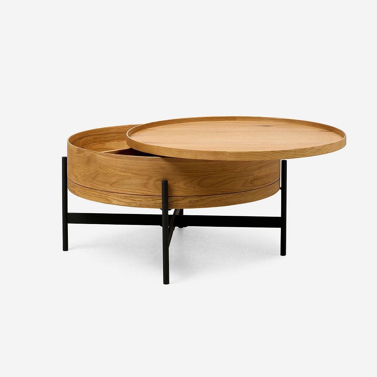 Mesa de Centro Guarda Objetos Oros Toffee-3