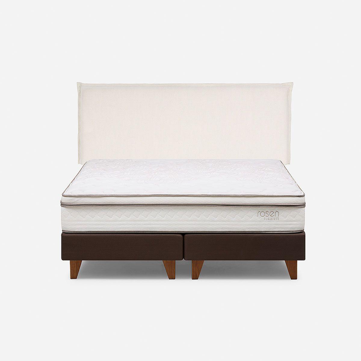 Cama Classique+ 2 Plazas + Respaldo Maura-0