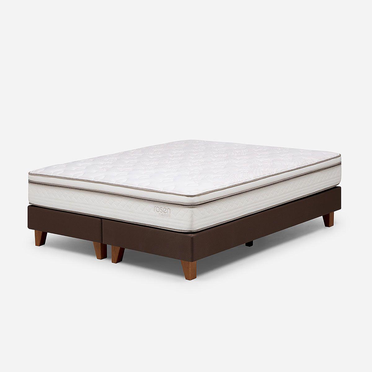 Cama Classique+ 2 Plazas + Respaldo Maura-1