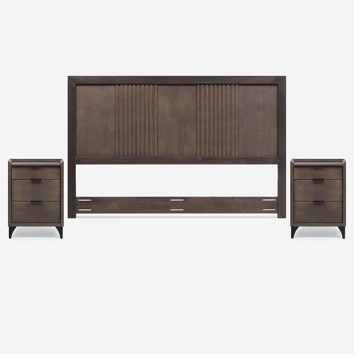 Cama Europea Classique+ King + Set de Muebles Marco-4
