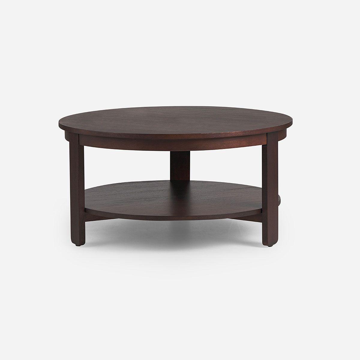 Mesa de Centro Kavi 86 x 86 cm Marrón-2