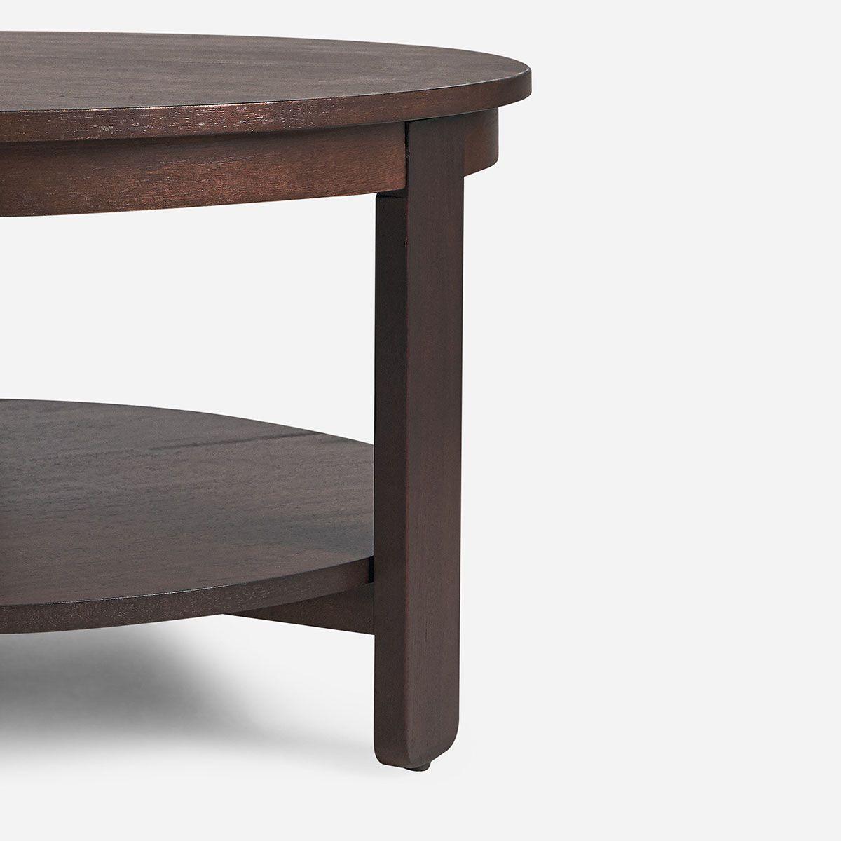 Mesa de Centro Kavi 86 x 86 cm Marrón-5