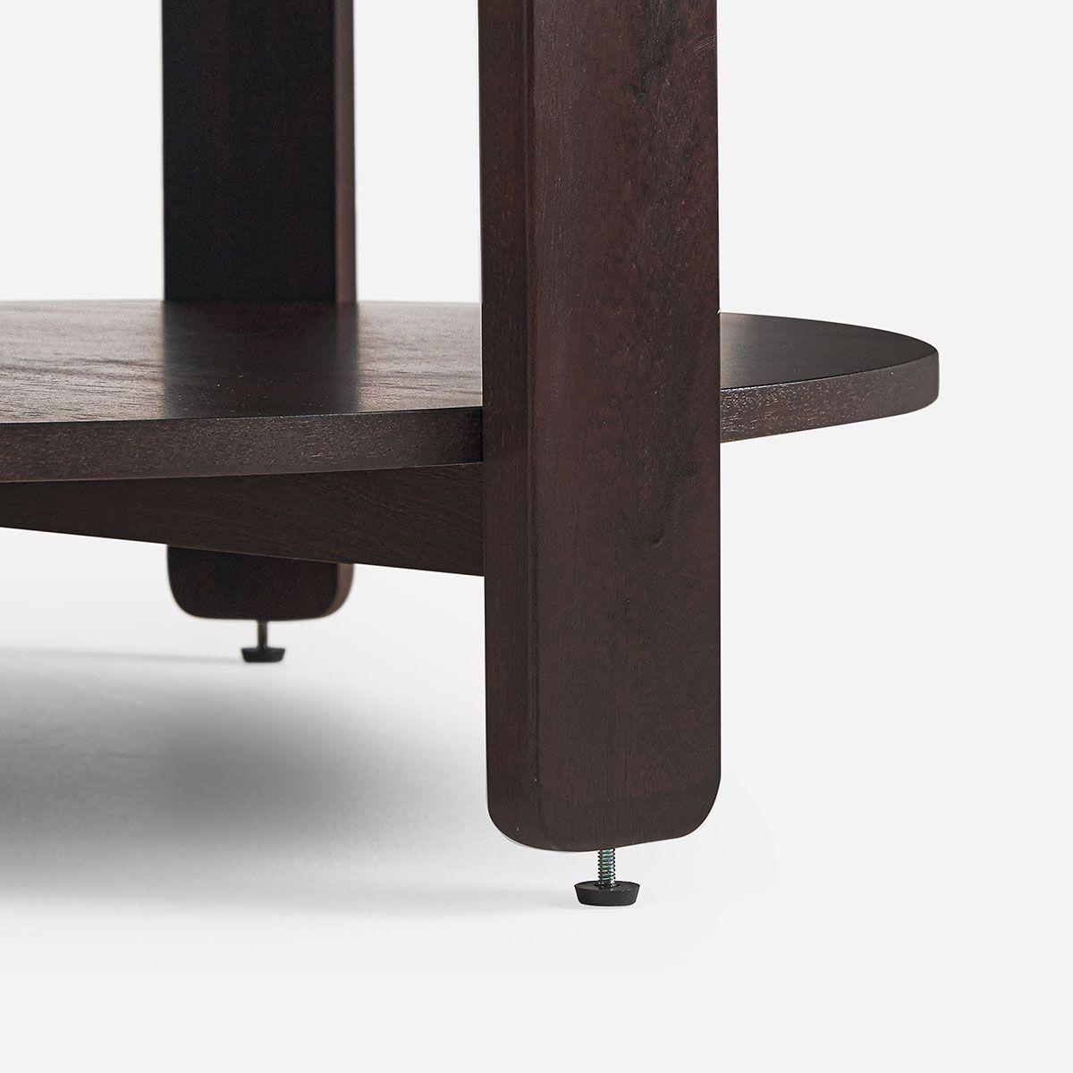 Mesa de Centro Kavi 86 x 86 cm Marrón-6