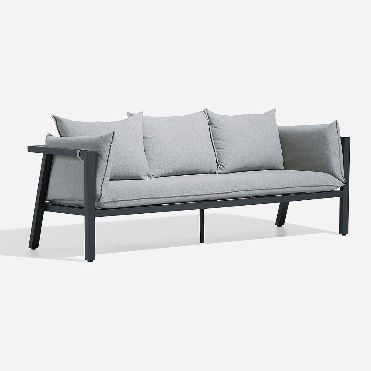 Set de Living de Terraza Turqueta Gris-2