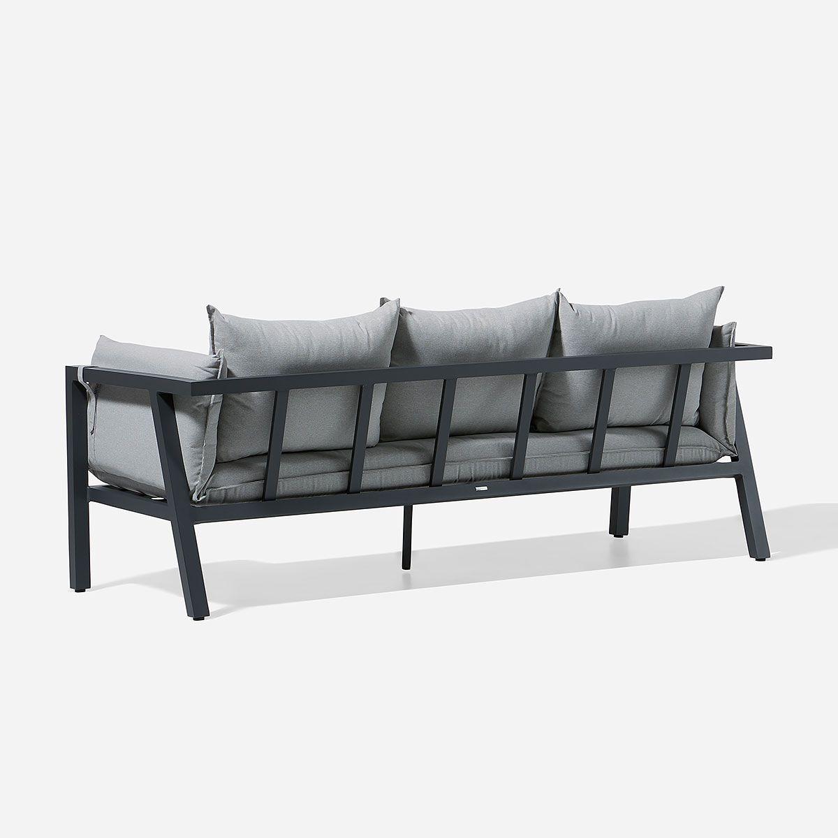 Set de Living de Terraza Turqueta Gris-3