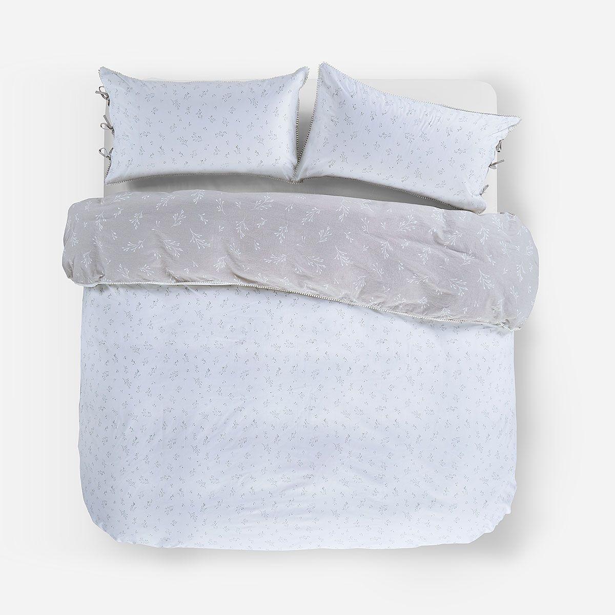 Funda Plumón Lino-Algodón Reversible Lonnig King-1