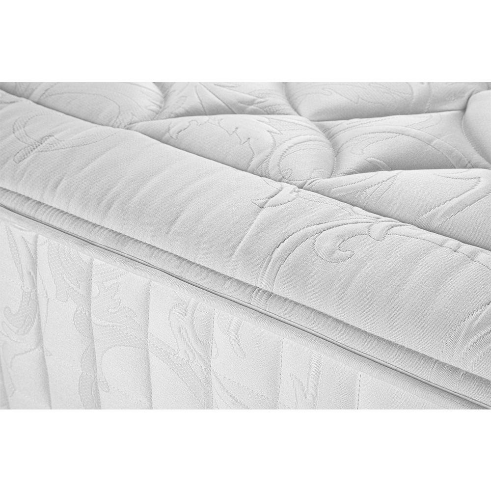 Box Spring Rosen Pearl Super King 200 X 200 Cm Base Gris-5