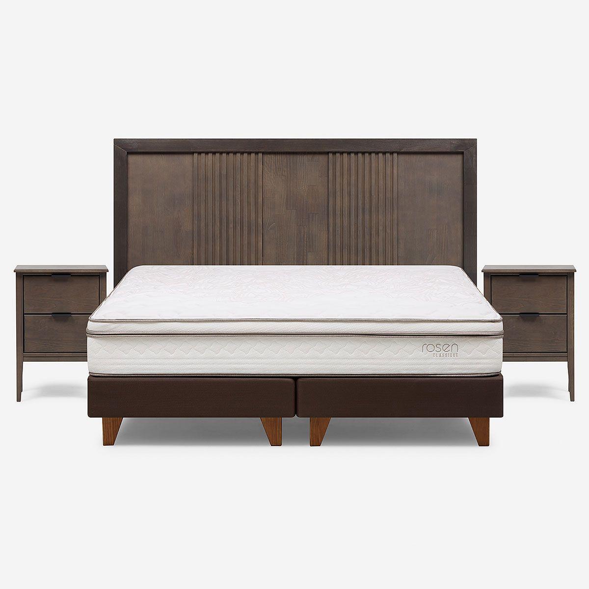 Cama Europea Classique+ King + Set de Muebles Marco Soho-0