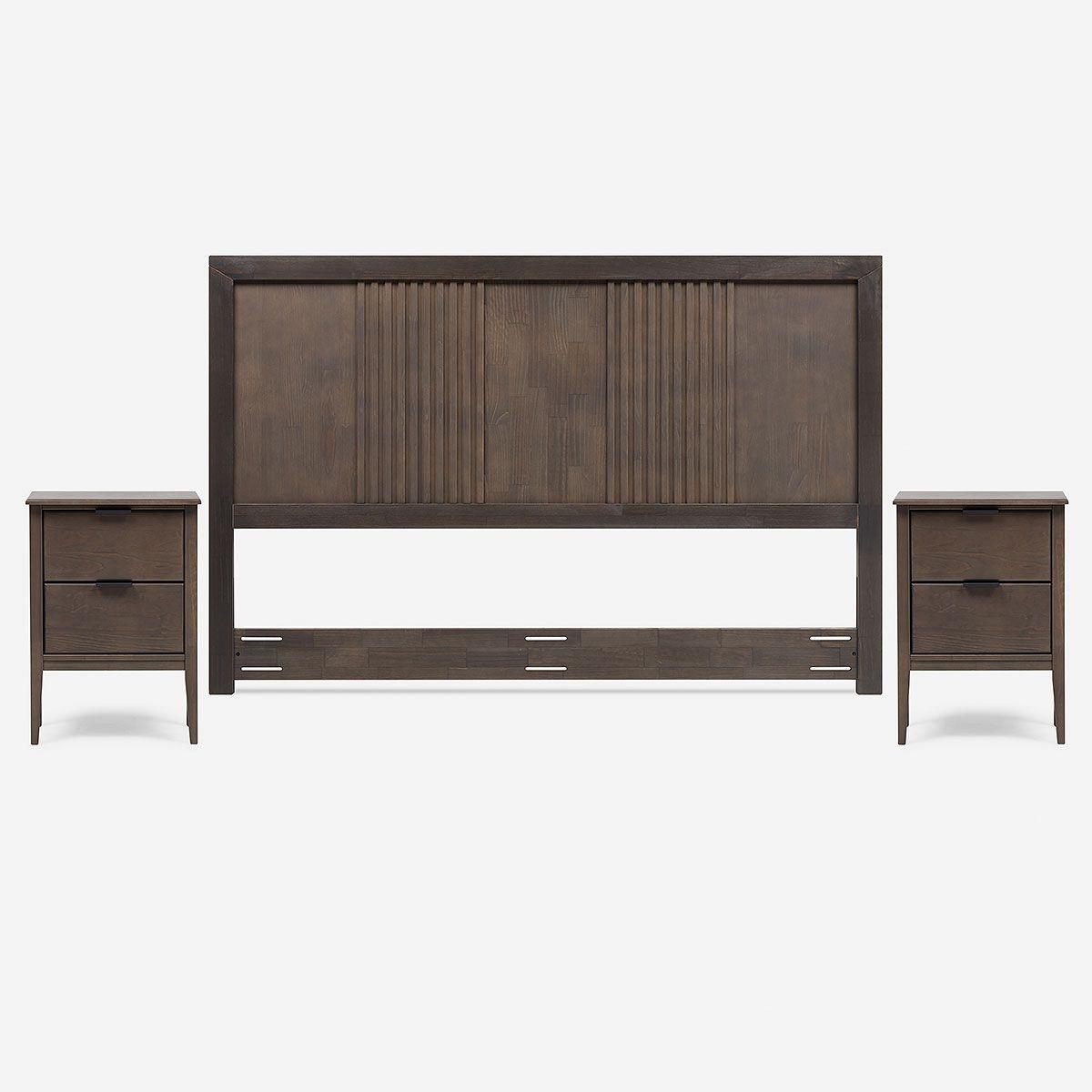 Cama Europea Classique+ King + Set de Muebles Marco Soho-4