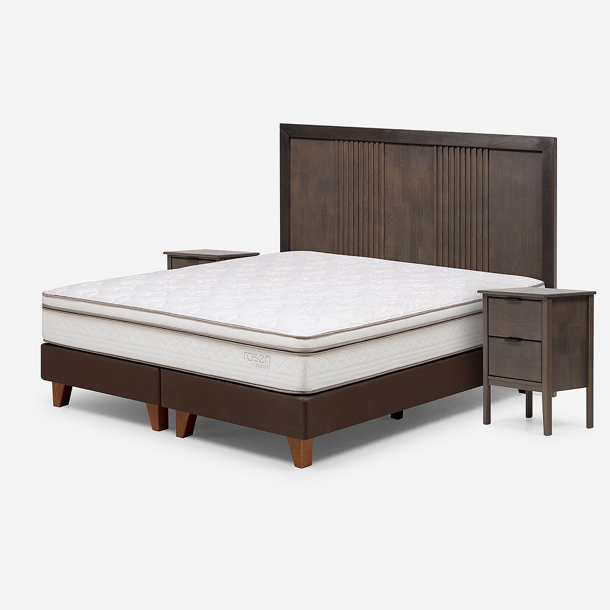 Cama Europea Classique+ King + Set de Muebles Marco Soho-7