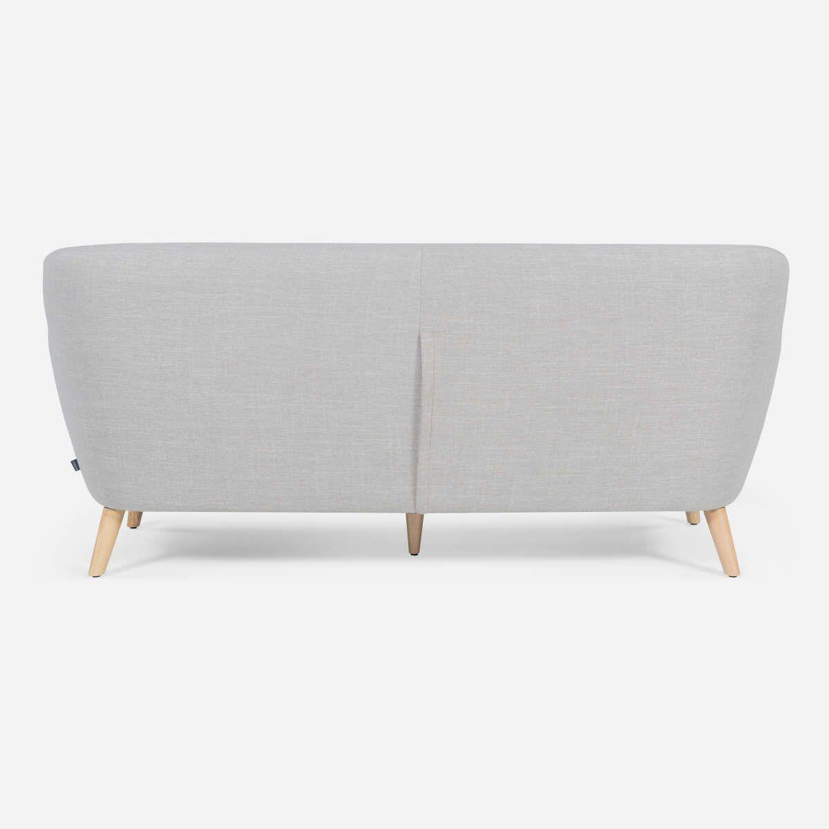 Sofá Rosen Rafaella Tela Beige Claro 3 Cuerpos-3