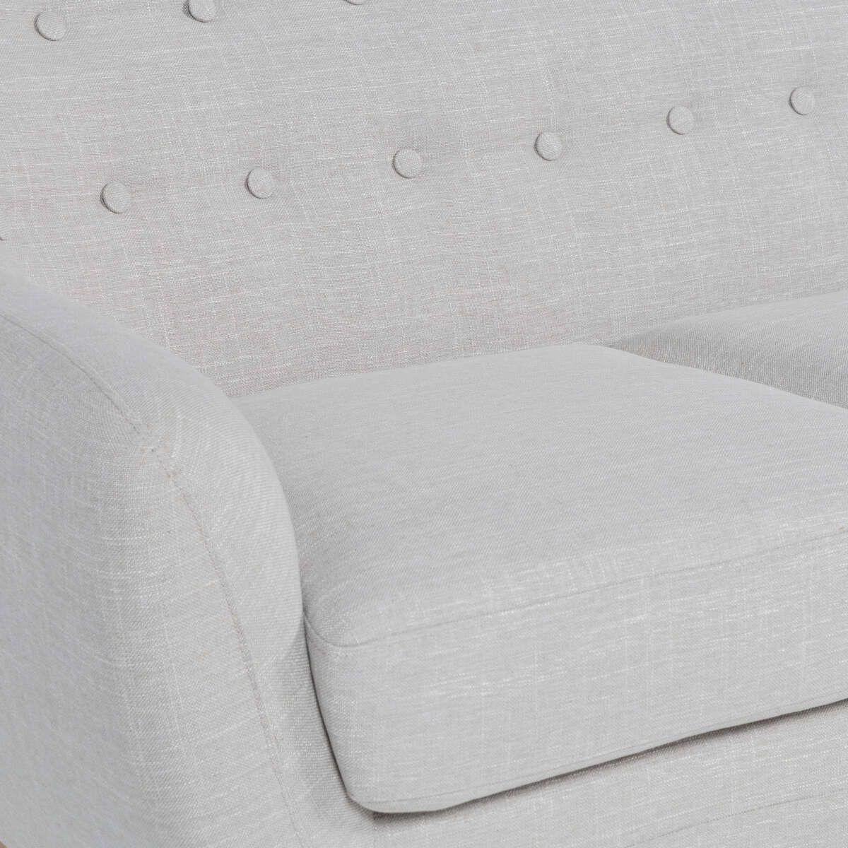 Sofá Rosen Rafaella Tela Beige Claro 3 Cuerpos-6