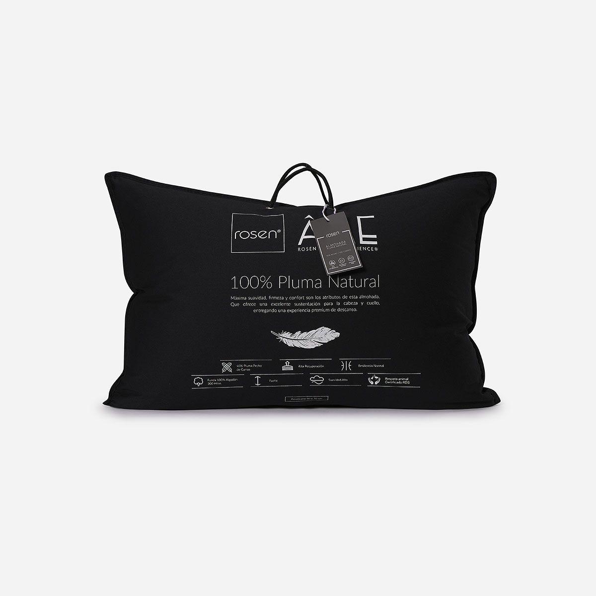 Almohada Rosen Pluma Natural Ame 90% Wgd Americana 50x70 Cm-2