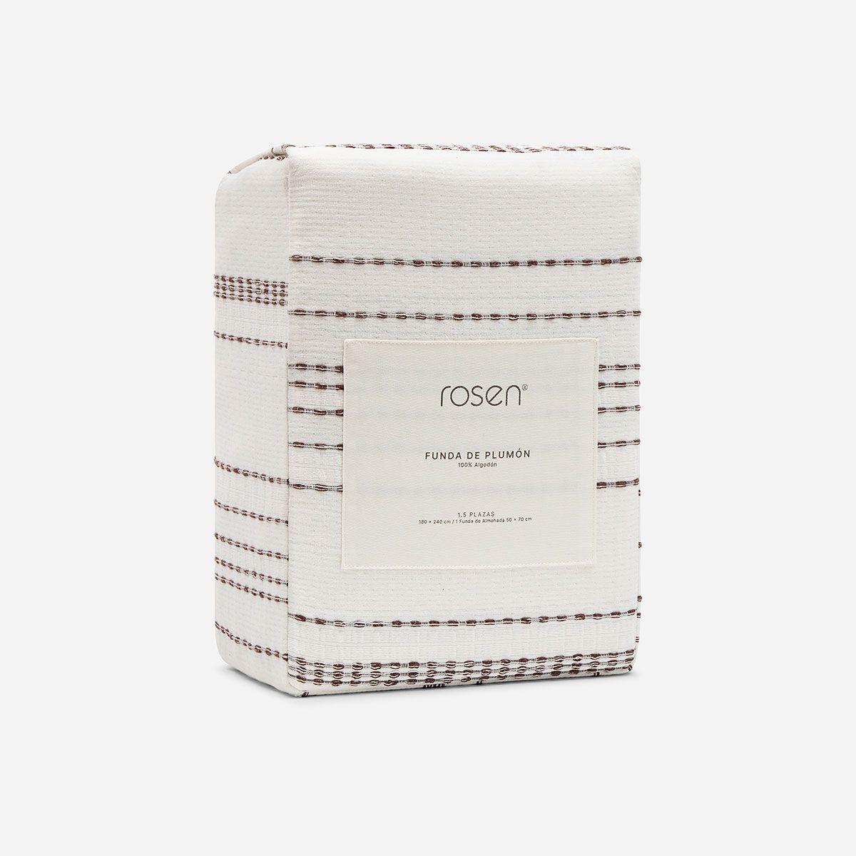 Funda de Plumón Algodón Bassia 1.5 Plazas-4