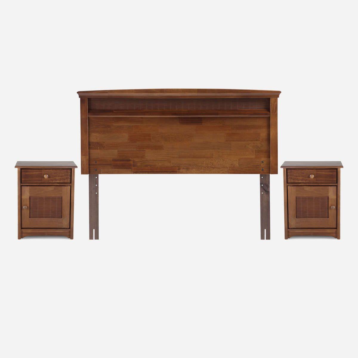 Cama Pratta 2 Plazas  Pata Madera Base N. + Muebles Veneto-2