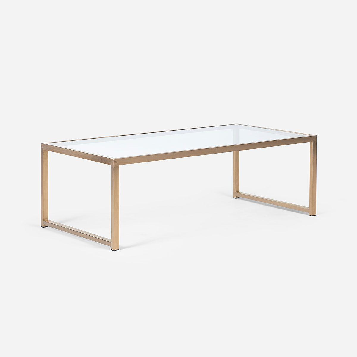 Mesa de Centro Tresa 120 x 60 cm Dorado-3