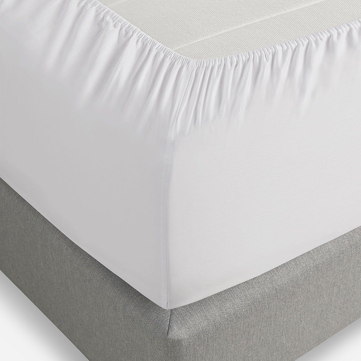 Sábana Rosen 500 Hilos Algodón Lisa Blanca King-3