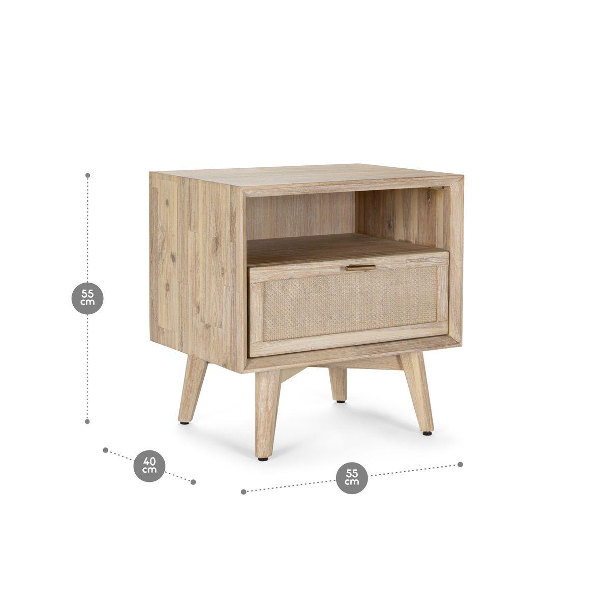 Set Respaldo 2 Plazas + Veladores Rosen Halsey-2