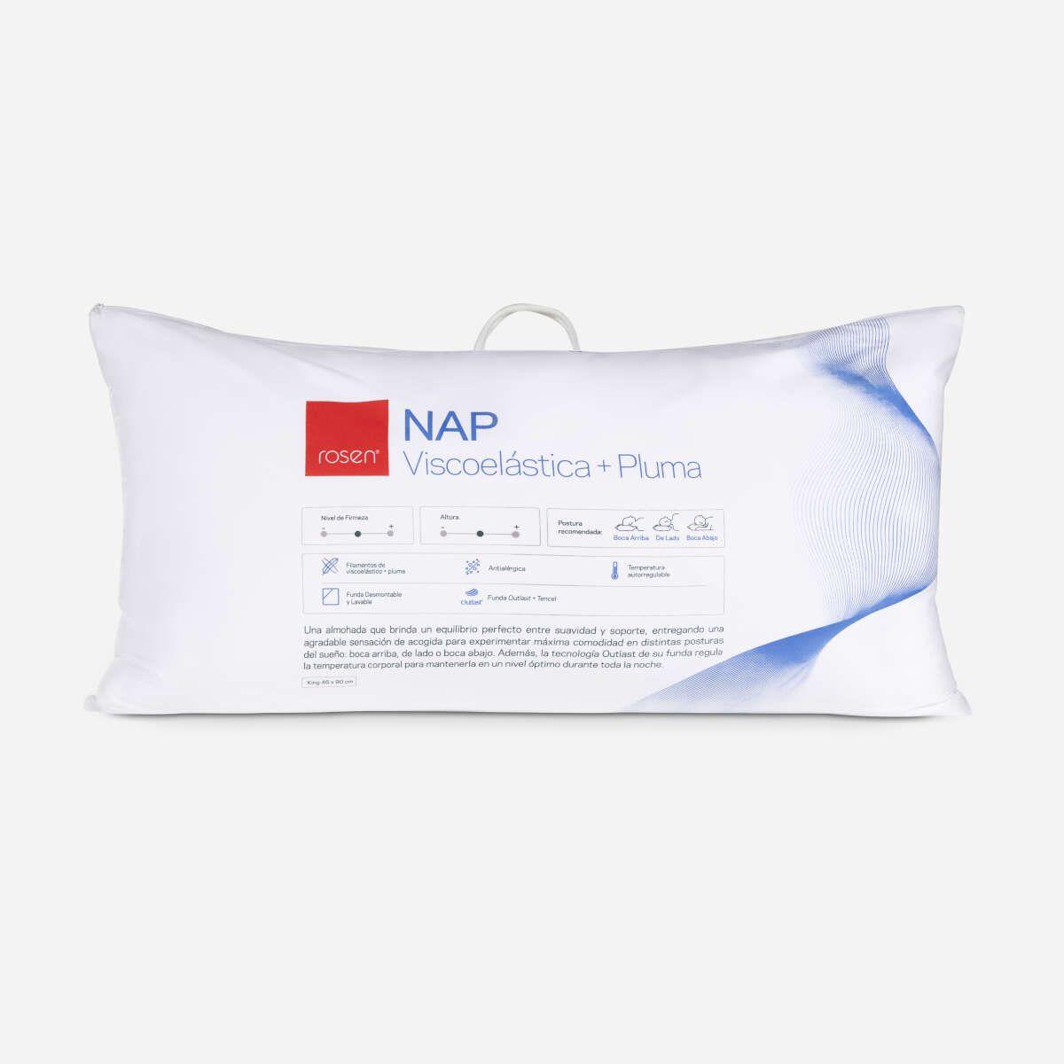 Almohada Rosen Viscoelástica Pluma Nap King-0