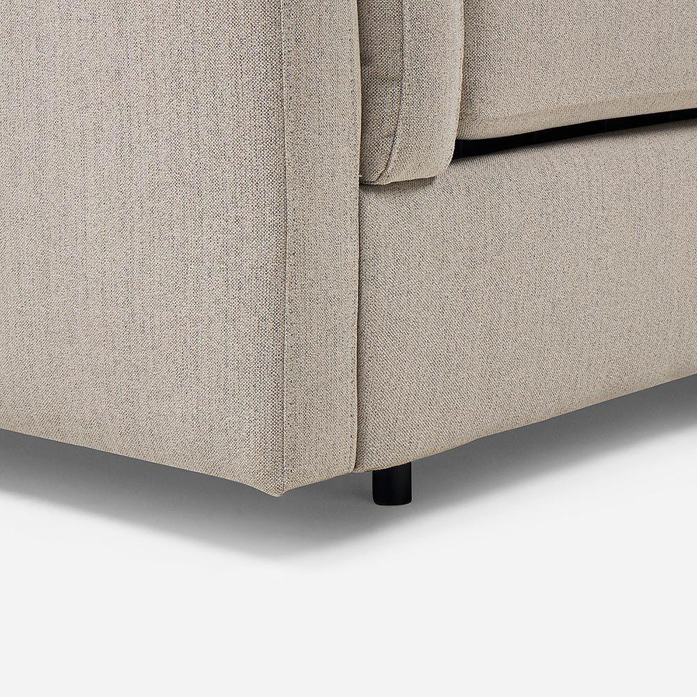 Sofá Cama Tyler One Fold 3 Cuerpos Tela Arena-5