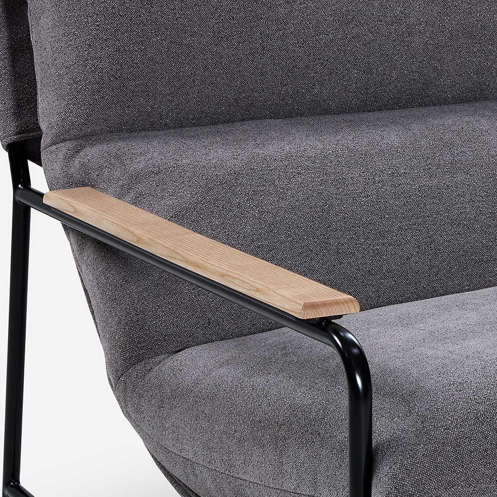 Poltrona Rosen Ellon Tela Taupe-3