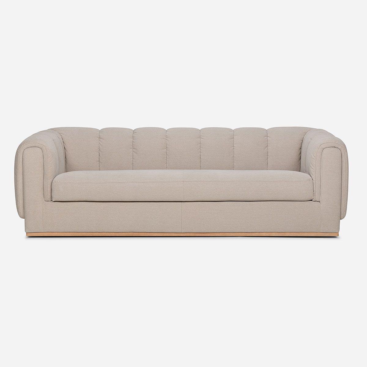 Sofá Rosen Yorks 3,5 Cuerpos Tela Taupe-1