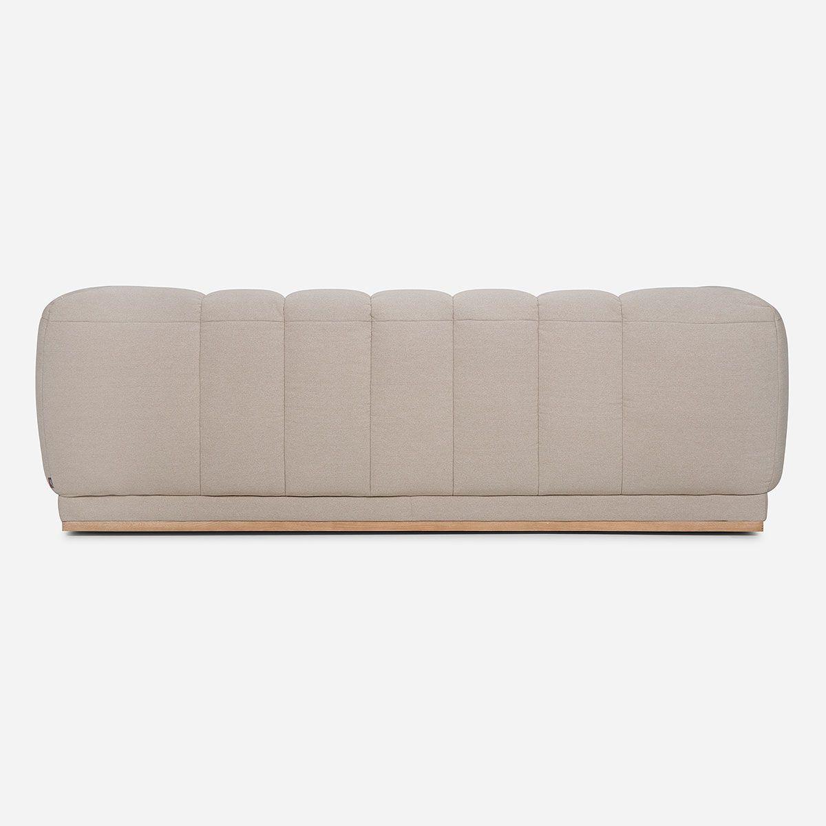 Sofá Rosen Yorks 3,5 Cuerpos Tela Taupe-3