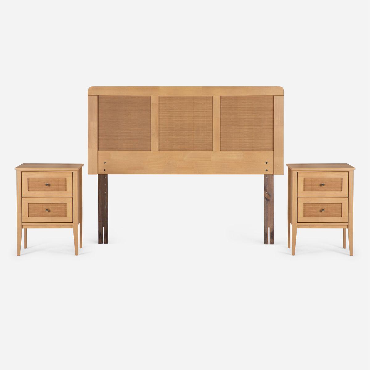 Cama Europea Rosen Autonomy Land 2 Plazas + Muebles Charles-1