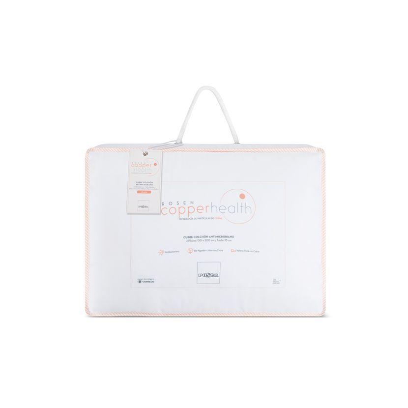 Cubre Colchón CopperHealth Impermeable King 180x200 cm-2
