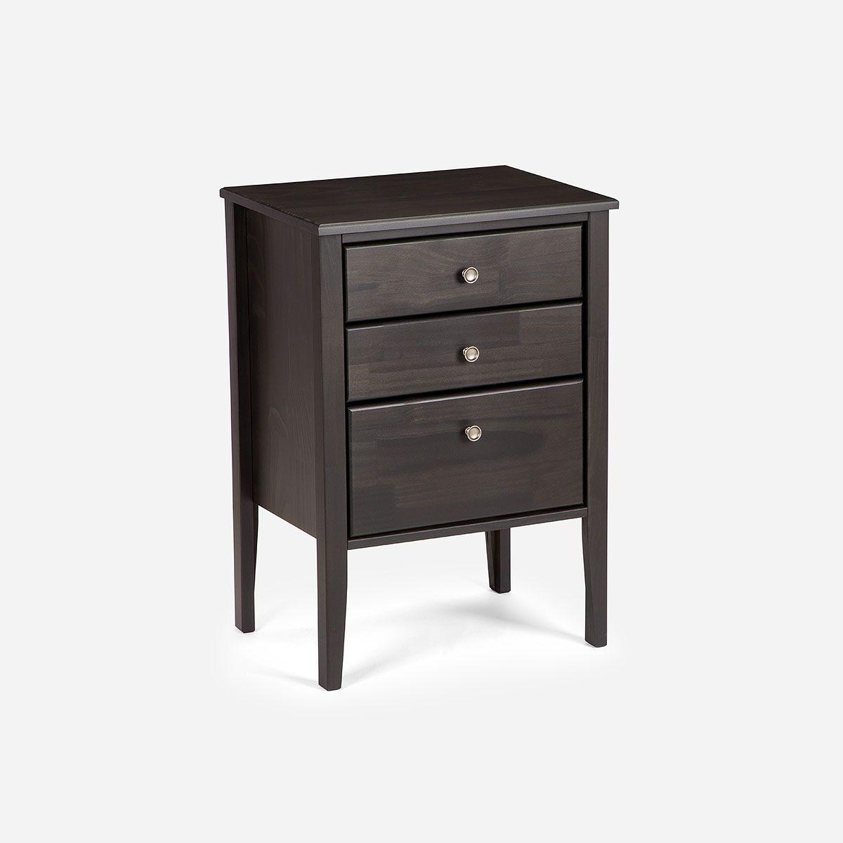 Cama Europea Neo Plus 2 Plazas + Muebles Issey Grafito-3