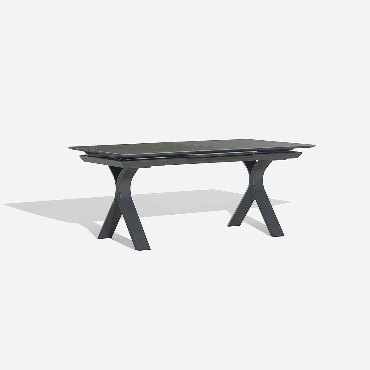 Mesa de Comedor de Terraza Albir 8 Personas Gris-0