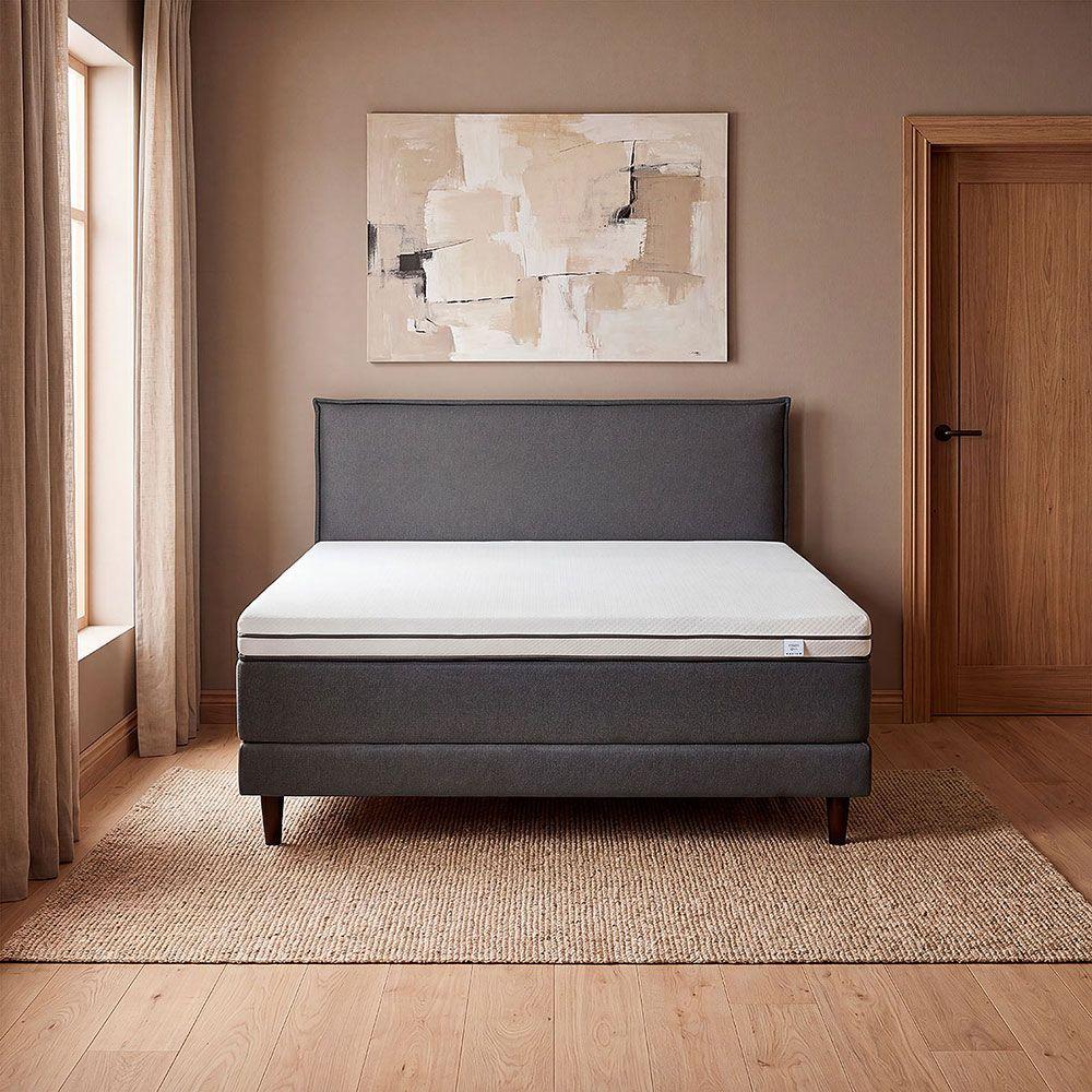 Cama Europea Adaptis Medium 2 Plazas + Respaldo-6
