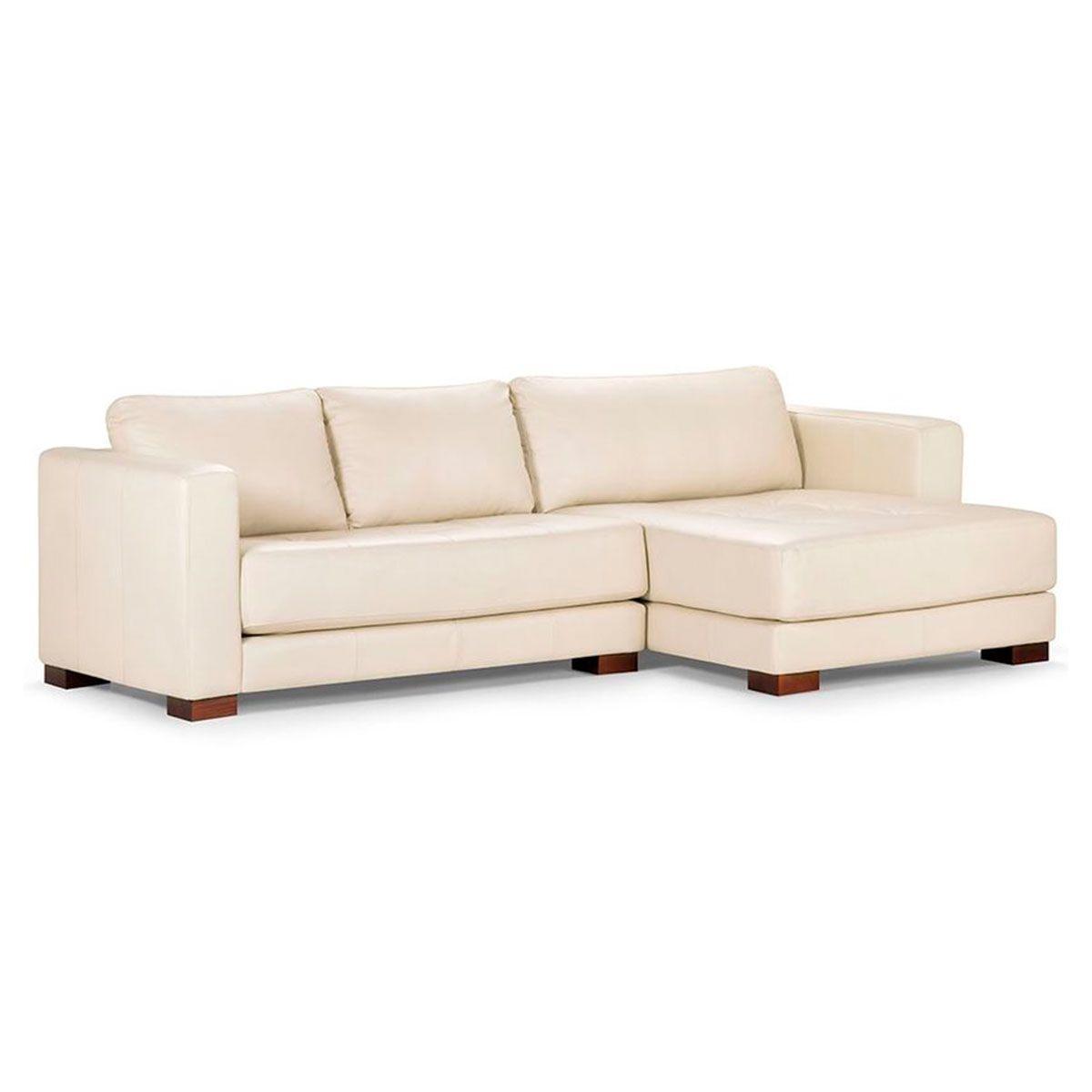 Sofá Seccional Rosen Copeland Derecho Cuero Ice-0