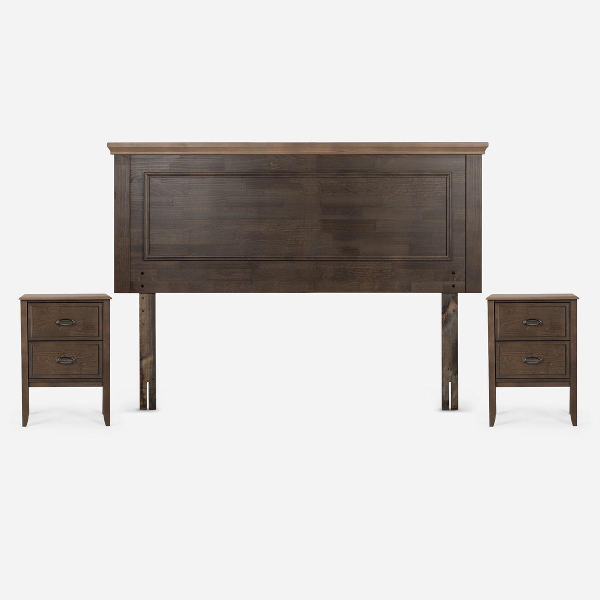 Cama Europea Rosen Autonomy Land 2 Plazas BD + Muebles Anna-1