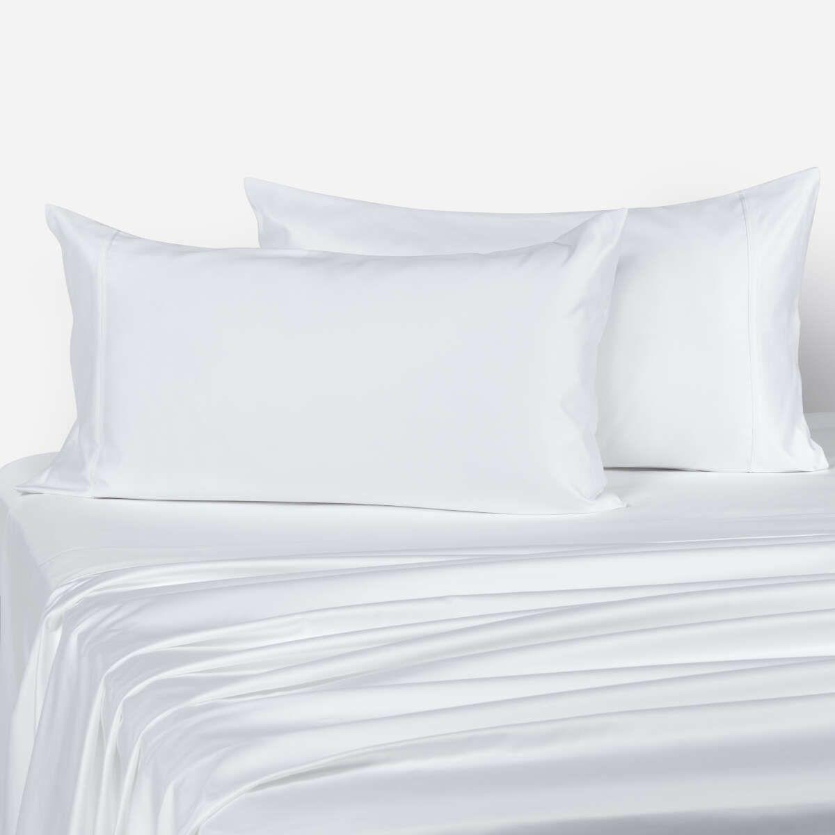 Sábana 1000 Hilos Rosen Algodón Ame Blanco 2 Plazas-0