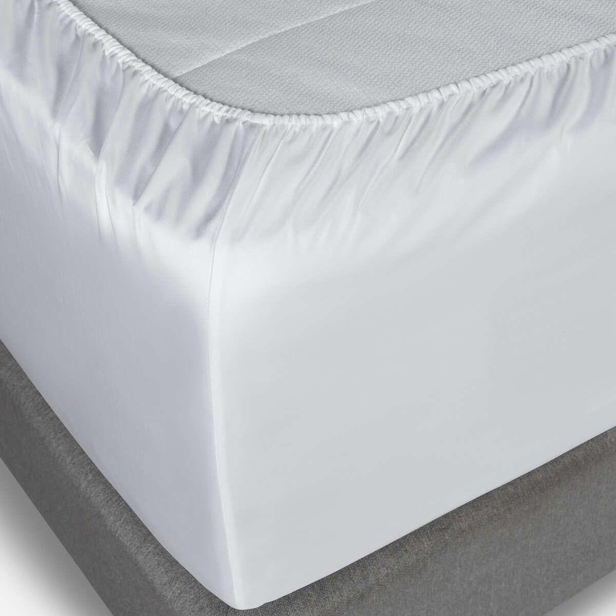 Sábana 1000 Hilos Rosen Algodón Ame Blanco 2 Plazas-2