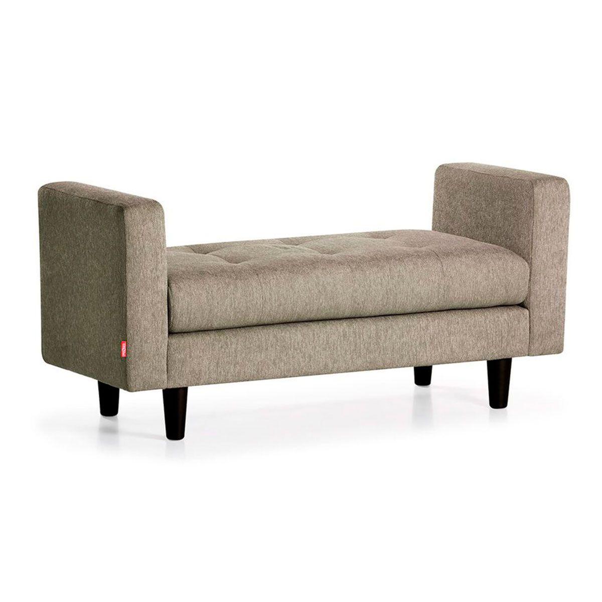 Banqueta Rosen Megan Tela Ceniza-0