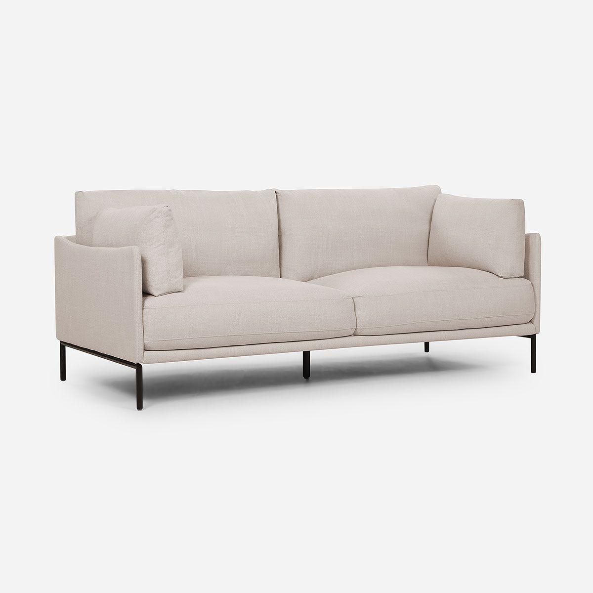 Sofá Rosen Thamova 3 Cuerpos Tela Beige-0
