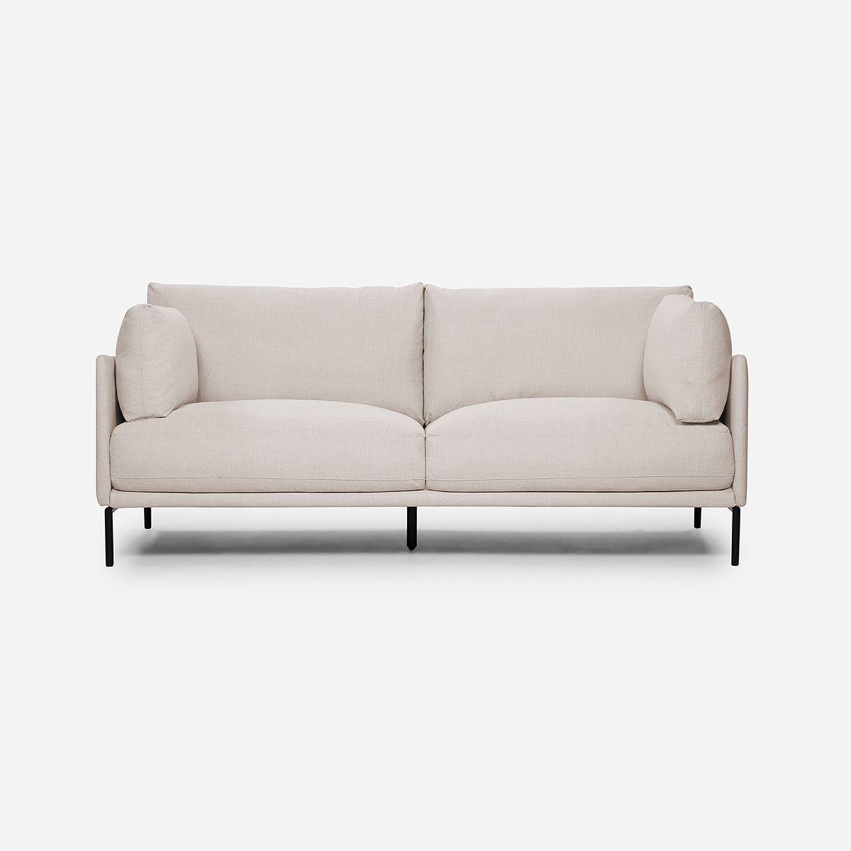 Sofá Rosen Thamova 3 Cuerpos Tela Beige-1