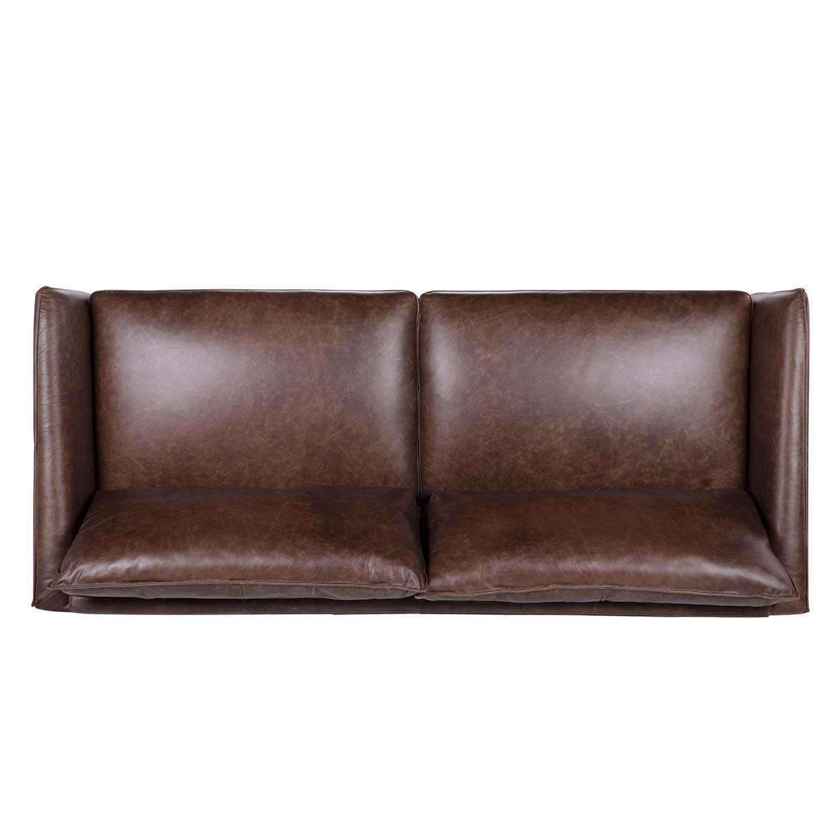 Sofá Rosen Westwood 3 Cuerpos Cuero Moro-3