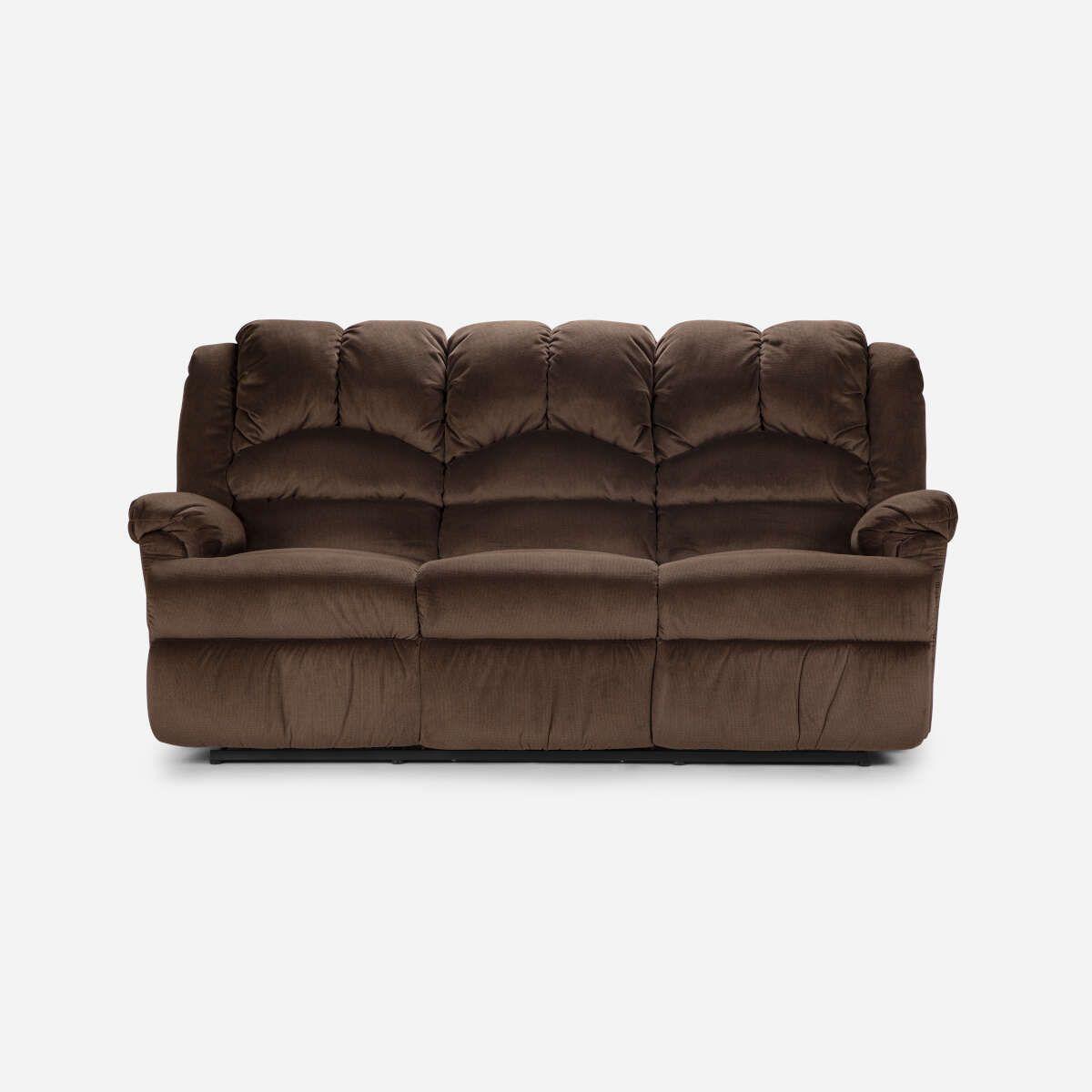 Juego Living Rosen Jarrie de 3, 2 y 1 Cuerpos Tela Café-3