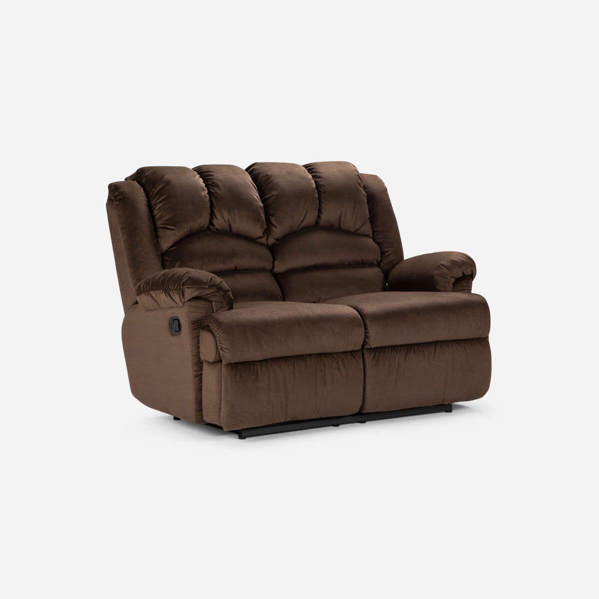 Juego Living Rosen Jarrie de 3, 2 y 1 Cuerpos Tela Café-4