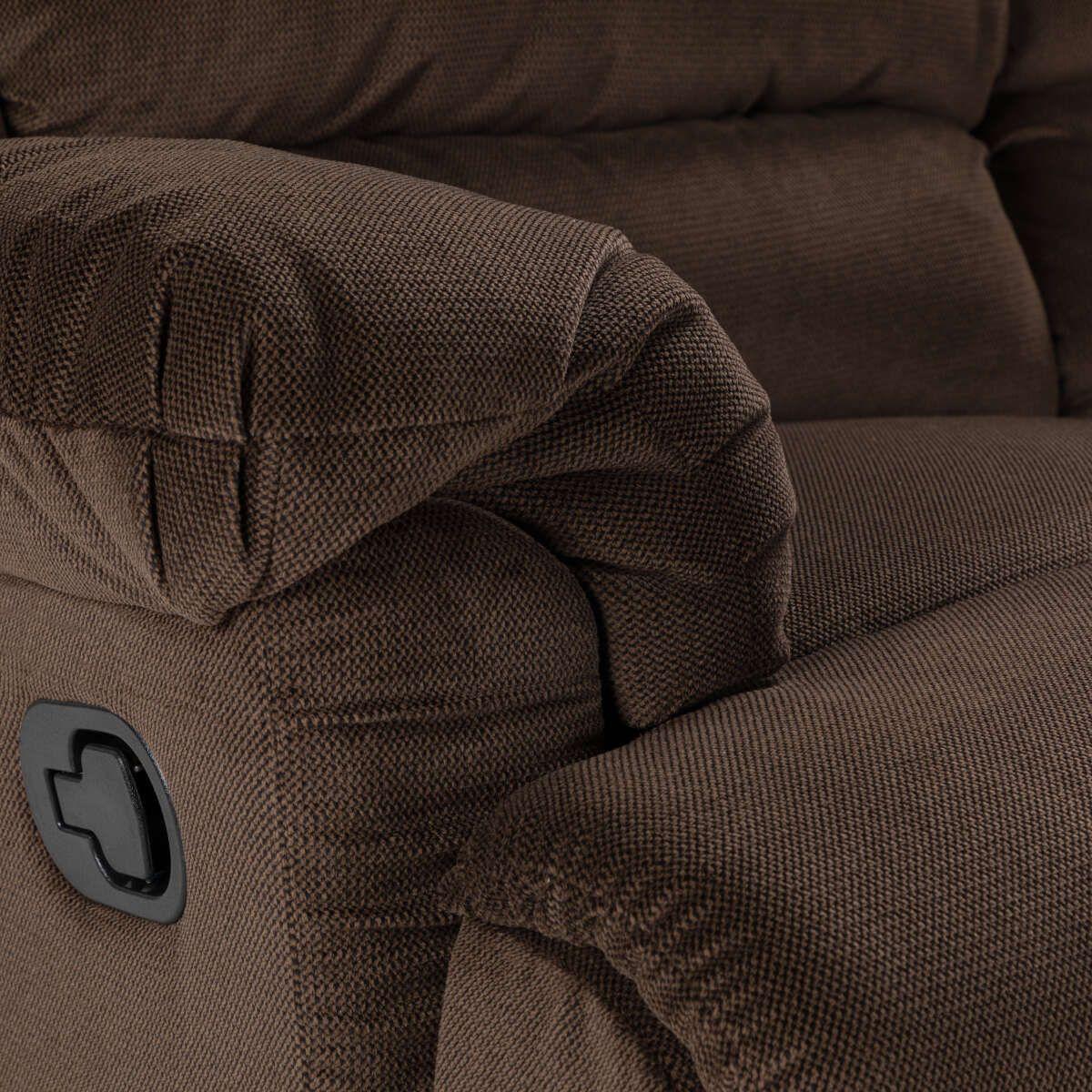 Juego Living Rosen Jarrie de 3, 2 y 1 Cuerpos Tela Café-8