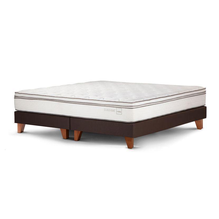 Cama Europea Classique+ 2 Plazas  Con Muebles Dolce-3