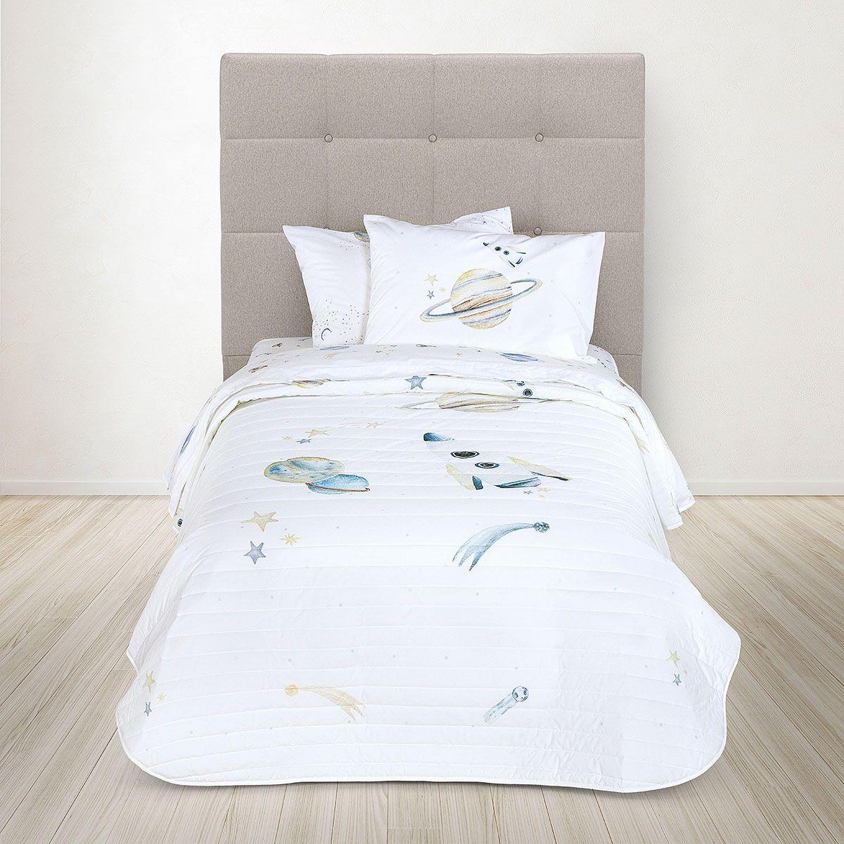 Cubrecama Rosen Kids Algodón Universo 1,5 Plazas-2