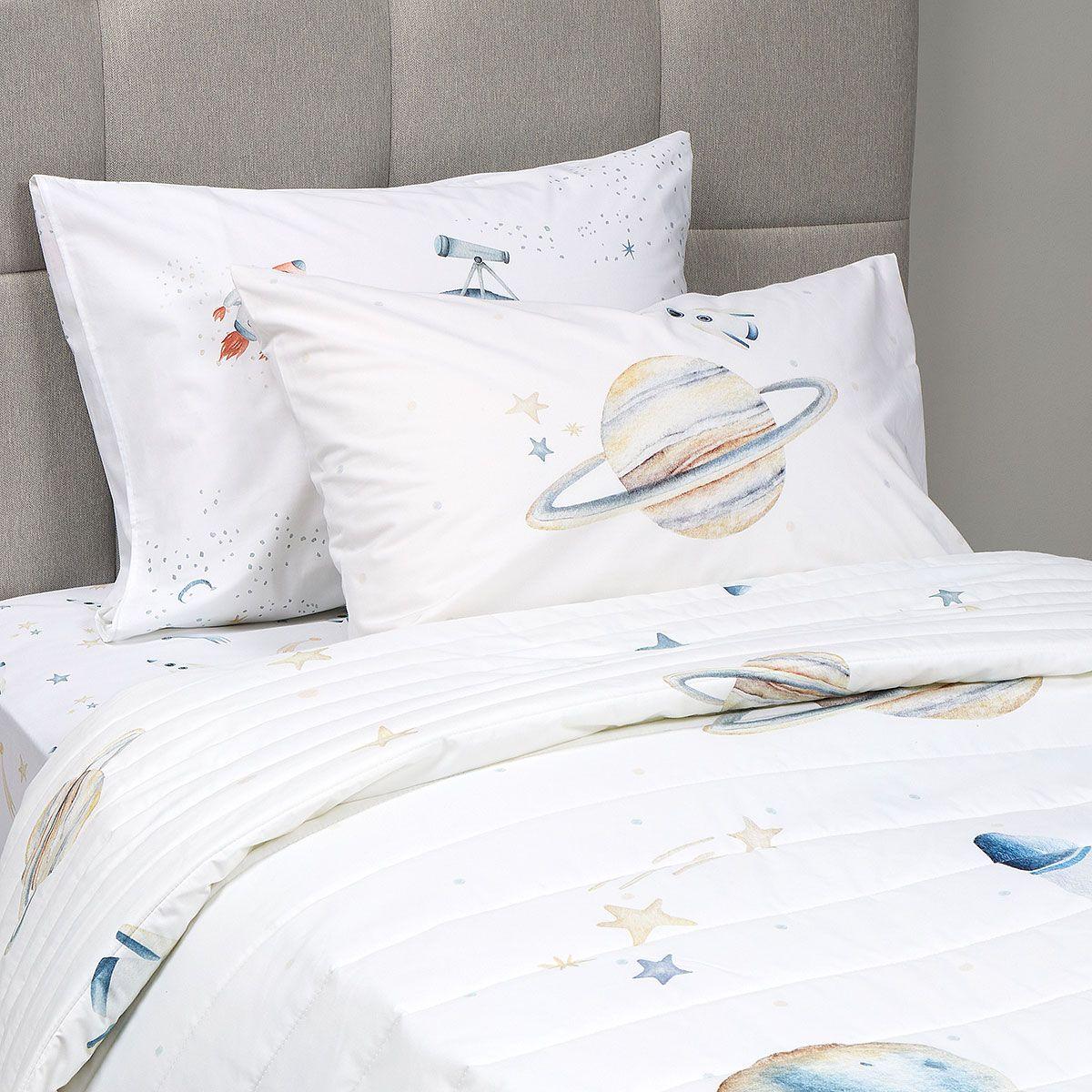 Cubrecama Rosen Kids Algodón Universo 1,5 Plazas-4