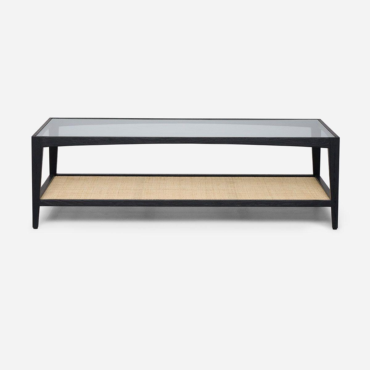 Mesa de Centro Rosen Mikeli Rectangular 140 x 80 cm Negro-1