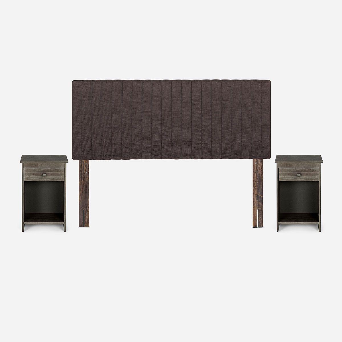 Set de Muebles Lucio 2 Plazas Chocolate-1